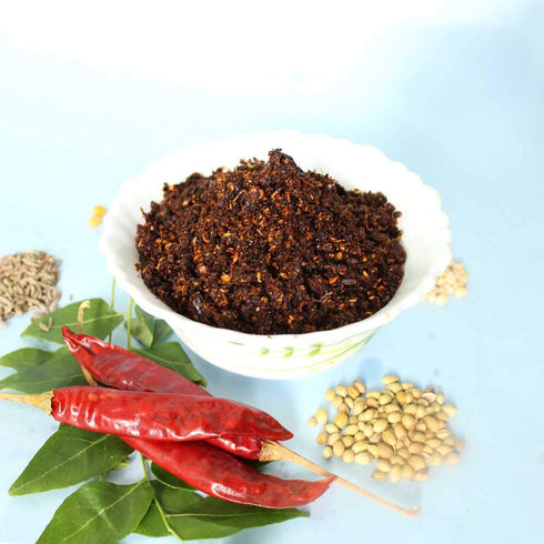 Pullareddy Nalla Karam Powder Jar